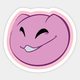 Cheeky Pinky Ball Sticker